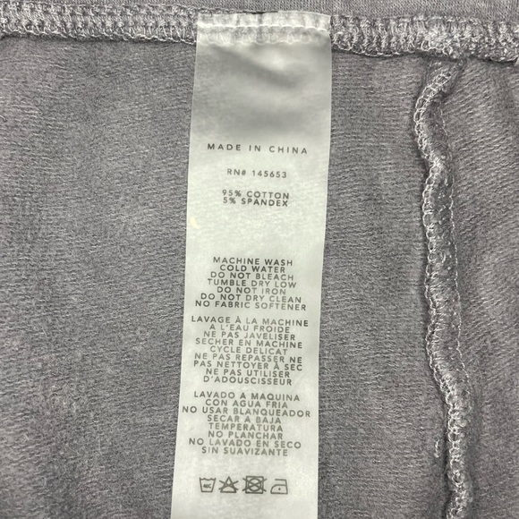 LACAUSA Slater Sweatshorts in Washed Gray - Picture 8 of 10